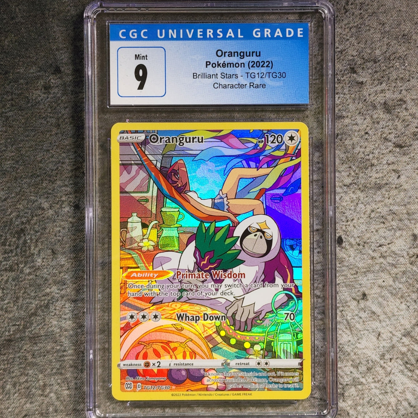 CGC 9 Oranguru TG12/TG30 Character Rare Pokemon Brilliant Stars – FNT  Collectibles