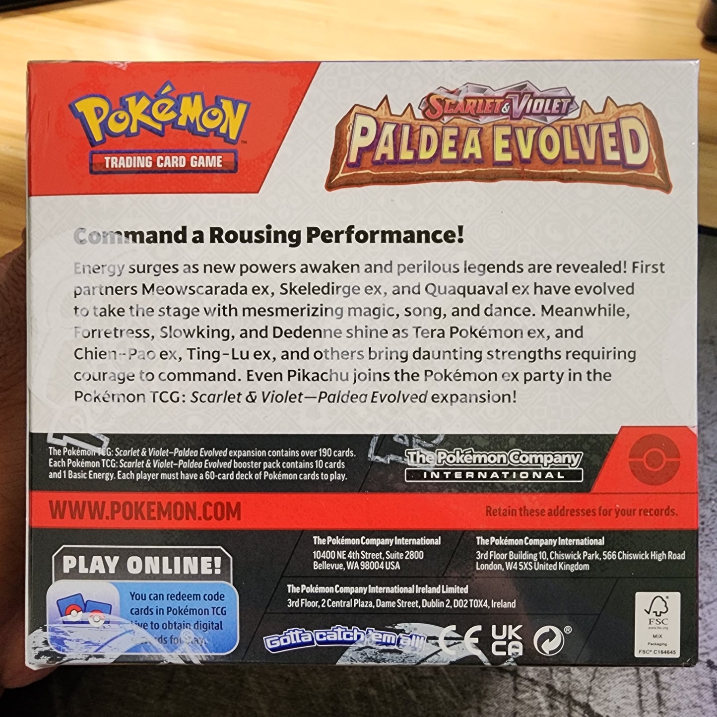 Pokemon TCG: Scarlet & Violet: Paldea Evolved Booster Box