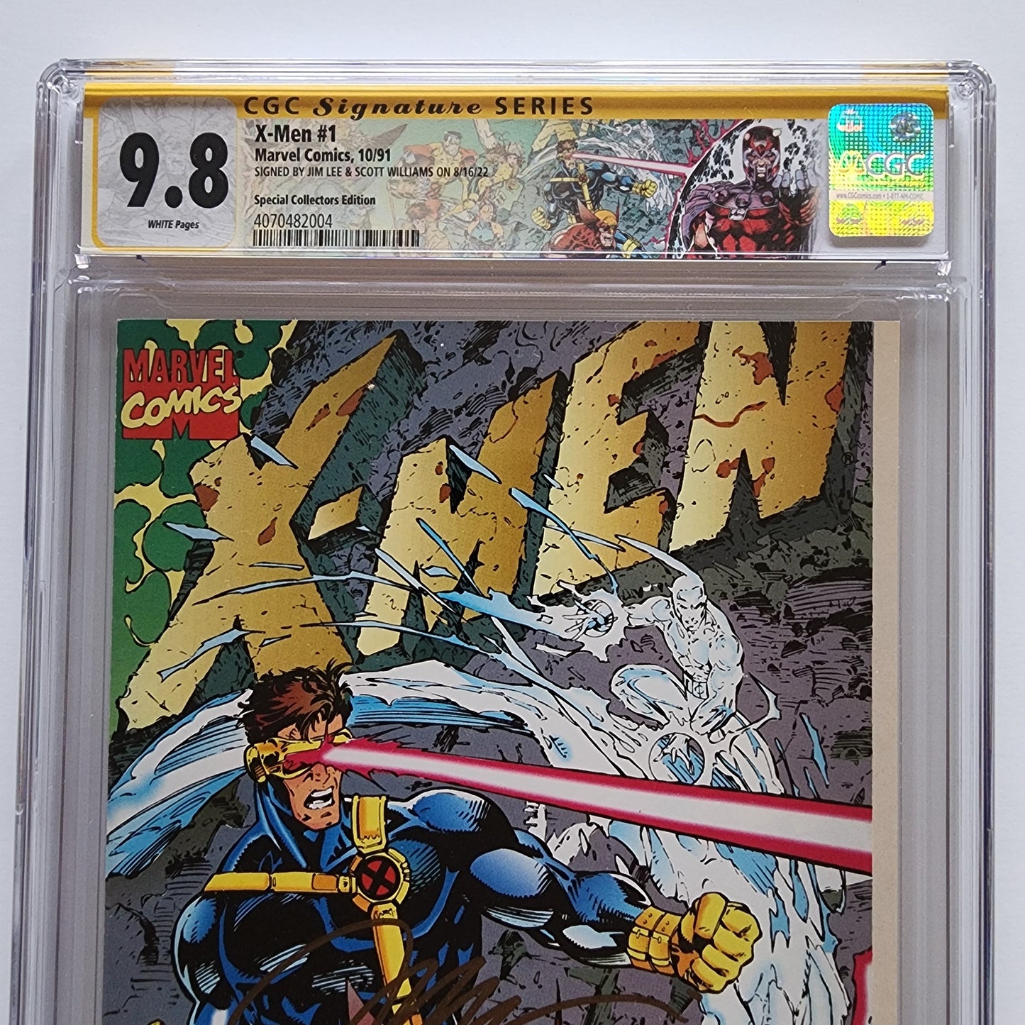 CGC 9.8 Signature Jim Lee Scott Williams X-men #1 Special Collector's Edition