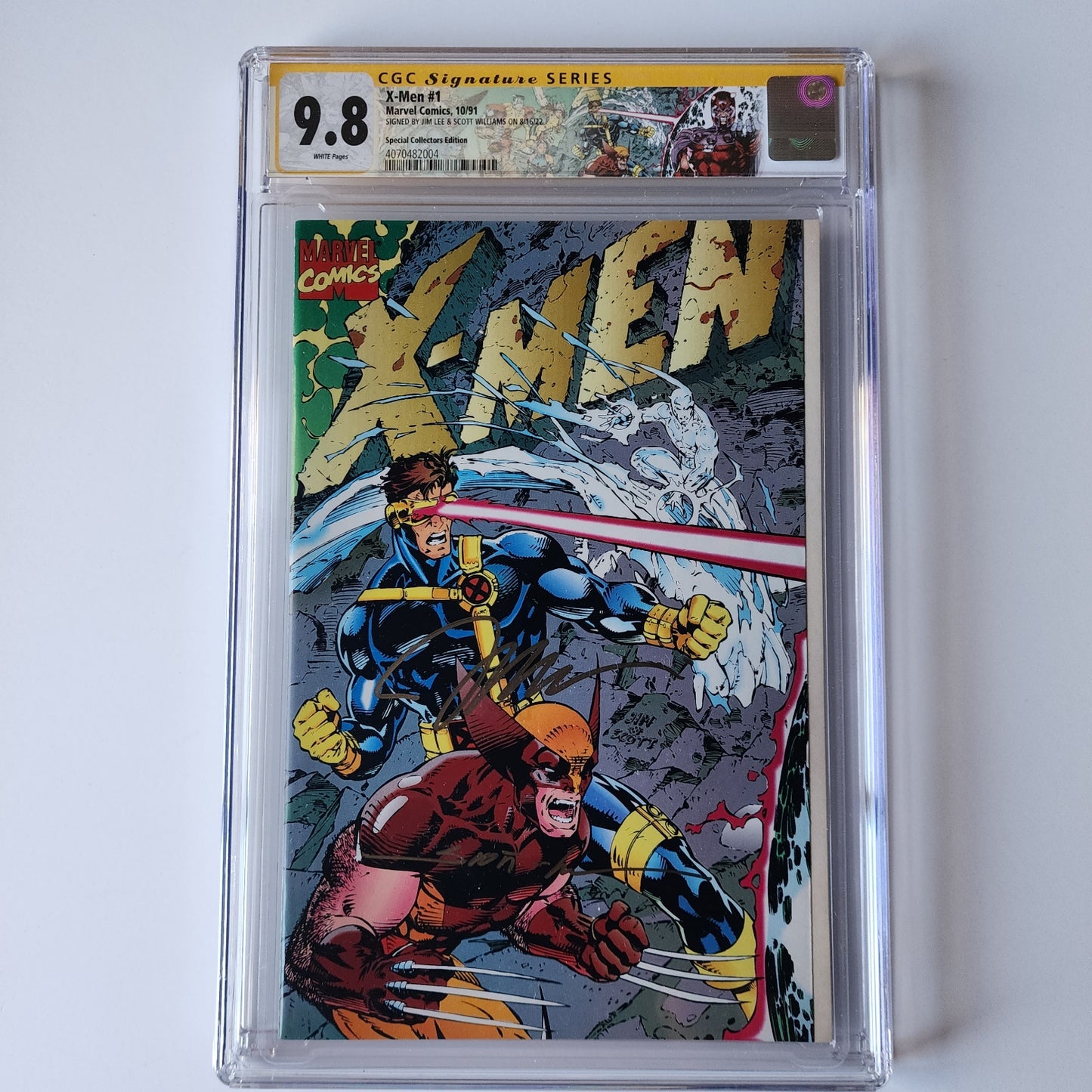 CGC 9.8 Signature Jim Lee Scott Williams X-men #1 Special Collector's Edition