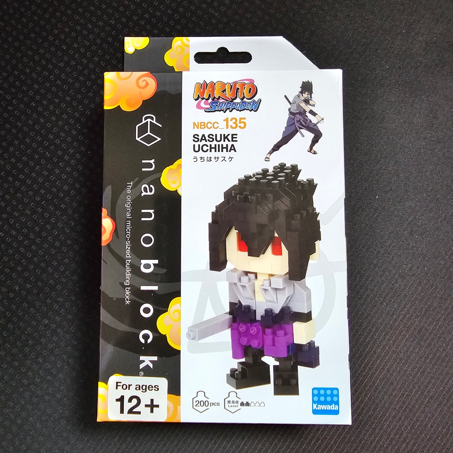Naruto Shippuden - Sasuke Uchiha, Character Collection Series Building Kit - nanoblock