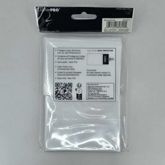 Ultra Pro Deck Protector Pack: White Solid 100ct