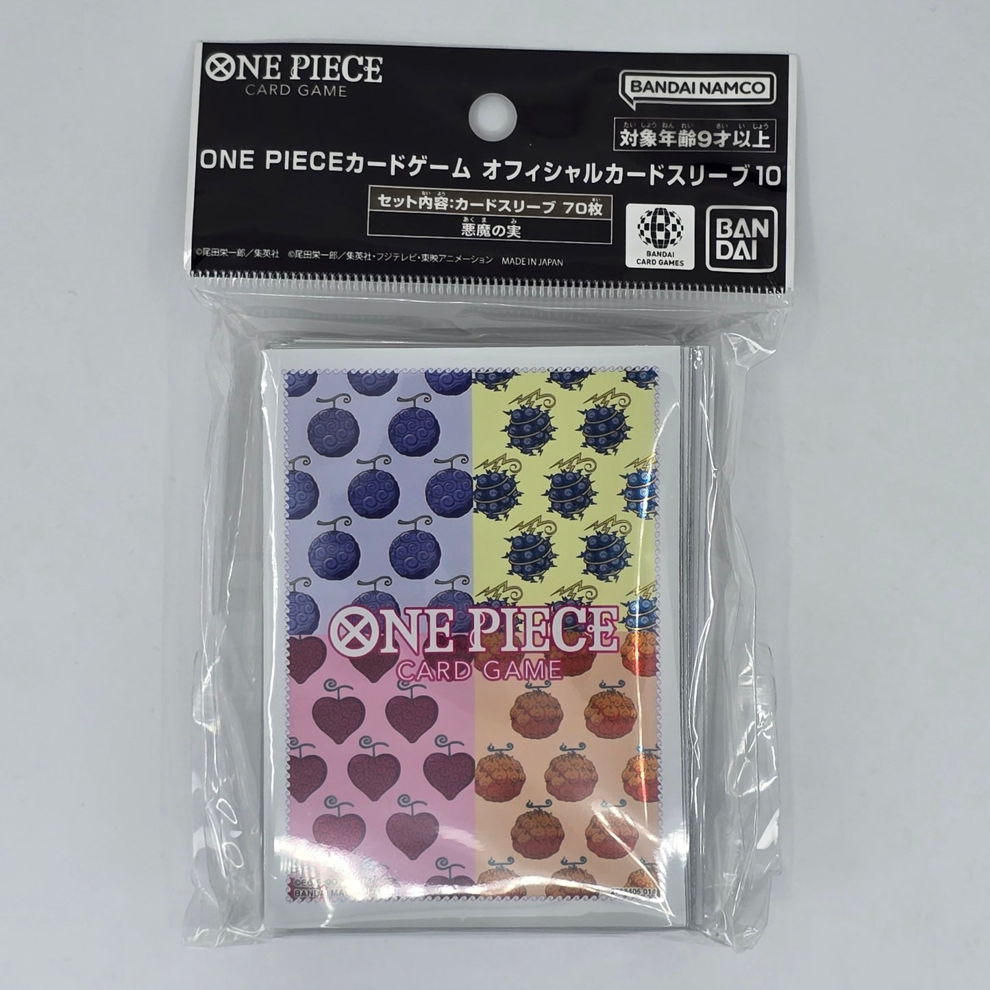 Devil Fruits One Piece TCG: Official Sleeves Front