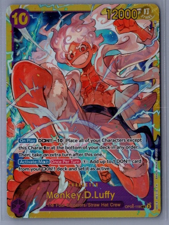 Monkey D Luffy OP05-119 Secret Rare Awakening of the New Era One Piece