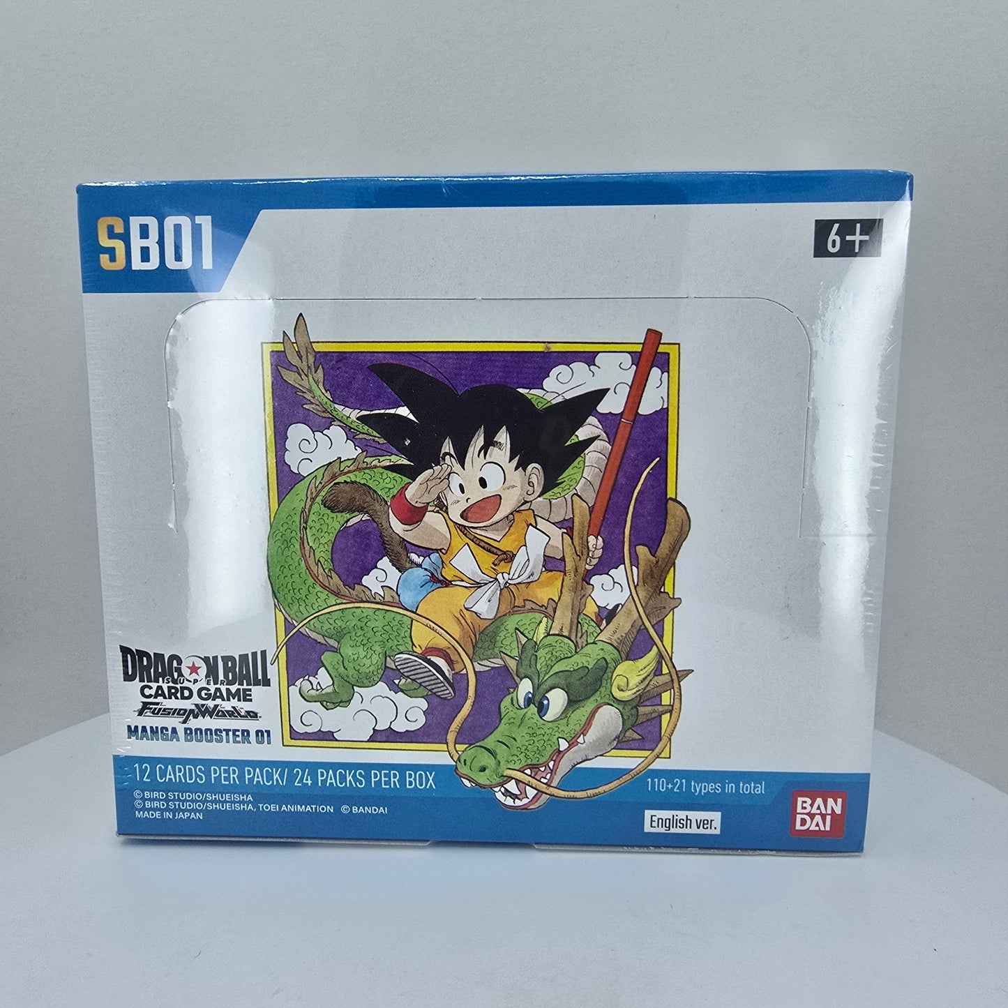 Dragon Ball Super Fusion World TCG: Set 01 SB01 Manga Booster Box Front
