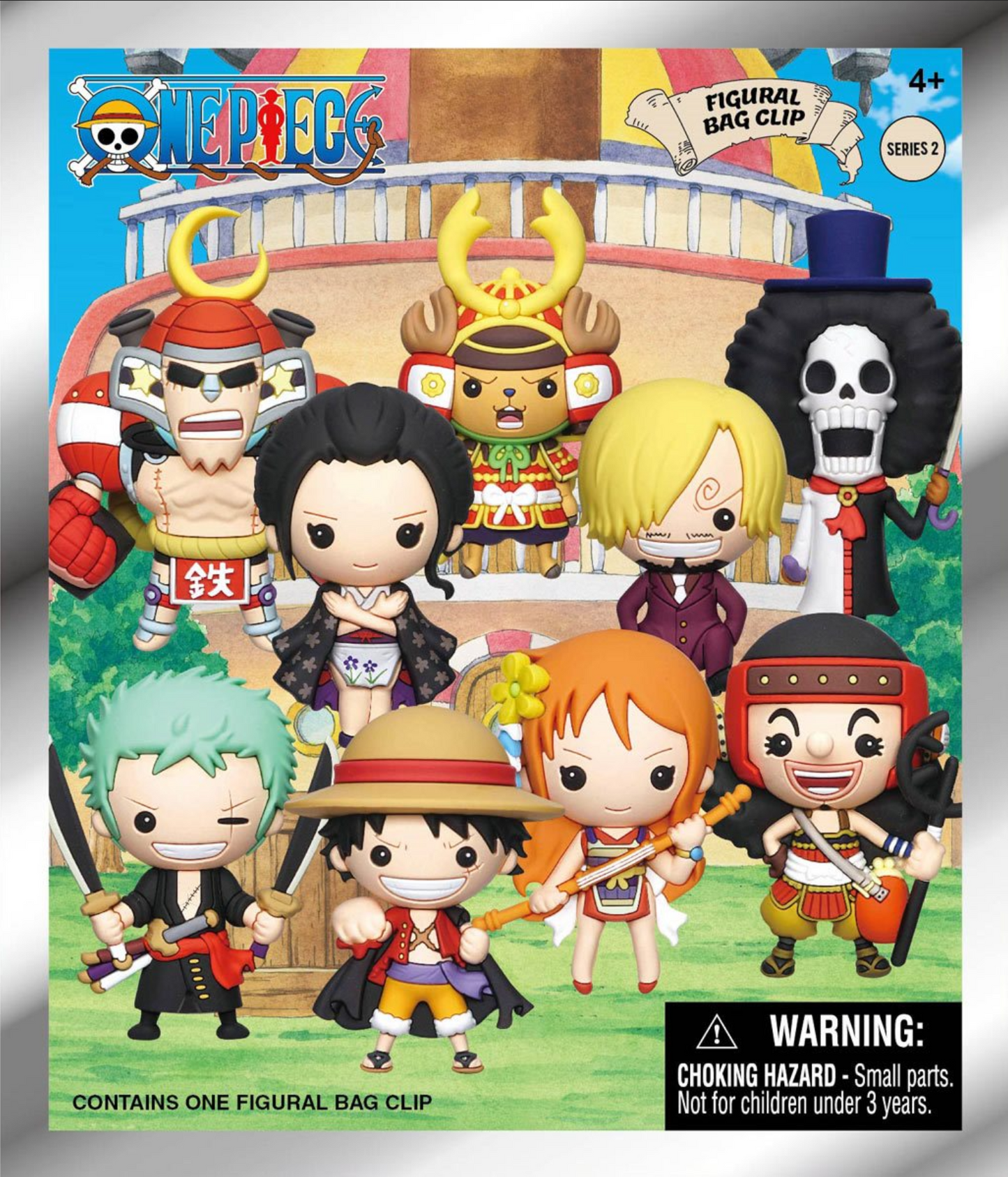 One Piece Series 2 3D Foam Bag Clip Blind Pack Front