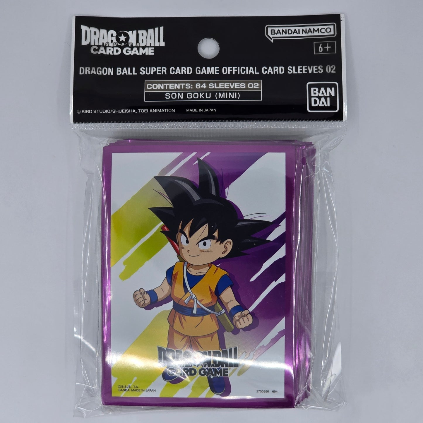 Son Goku (Mini) Dragon Ball Super TCG: Official Sleeves 02 Front