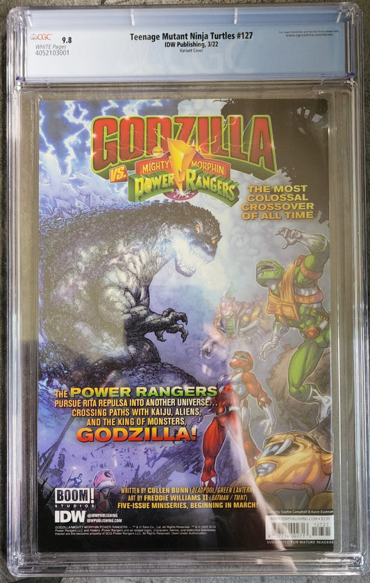 CGC 9.8 Teenage Mutant Ninja Turtles #127 Cover B Sophie Campbell & Kevin Eastman Cover