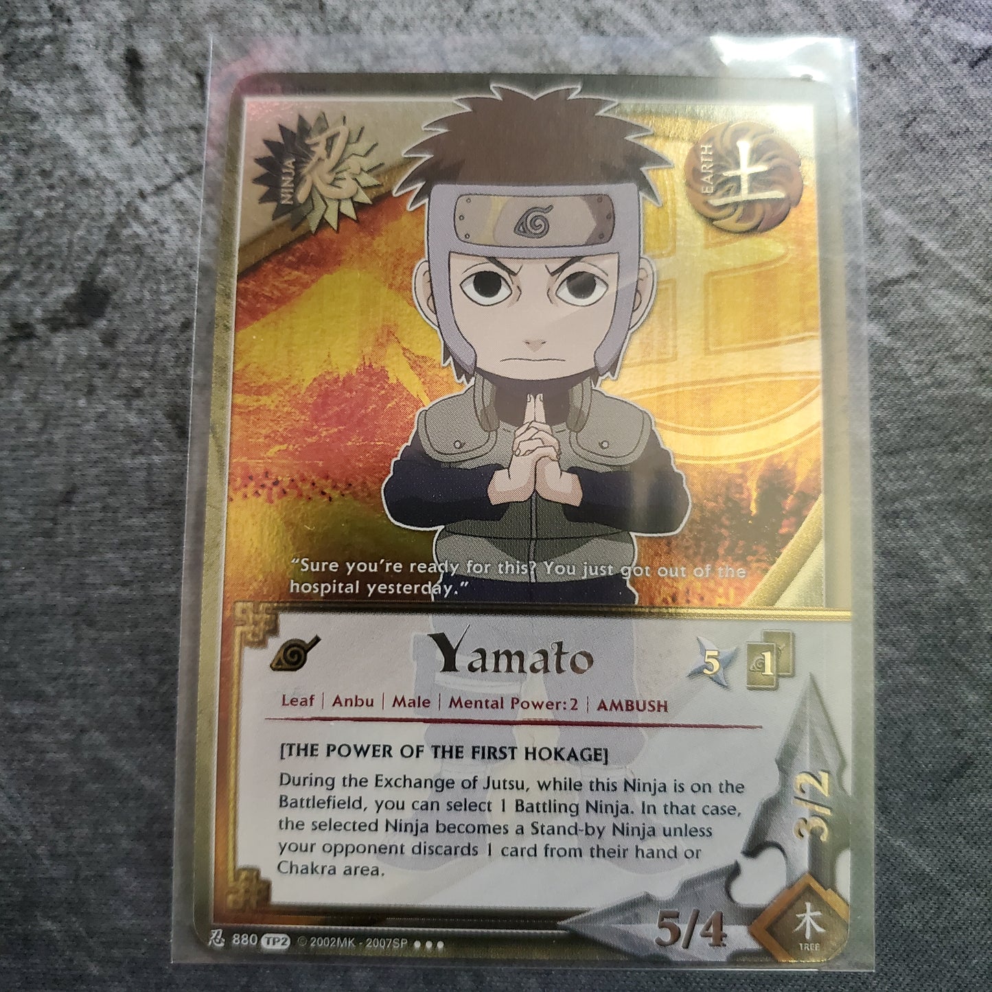 Yamato 880 Super Rare TP2 Naruto CCG
