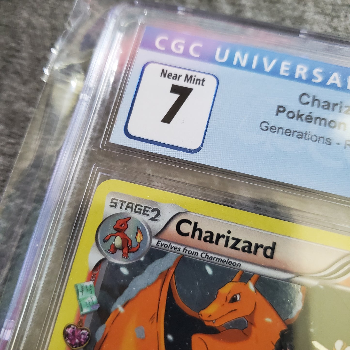 CGC 7 Charizard RC5 Holo Pokemon Generations