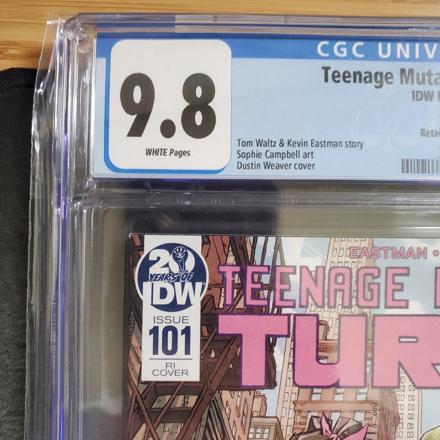 CGC 9.8 Teenage Mutant Ninja Turtles #101 IDW Publishing Retailer Incentive Edition