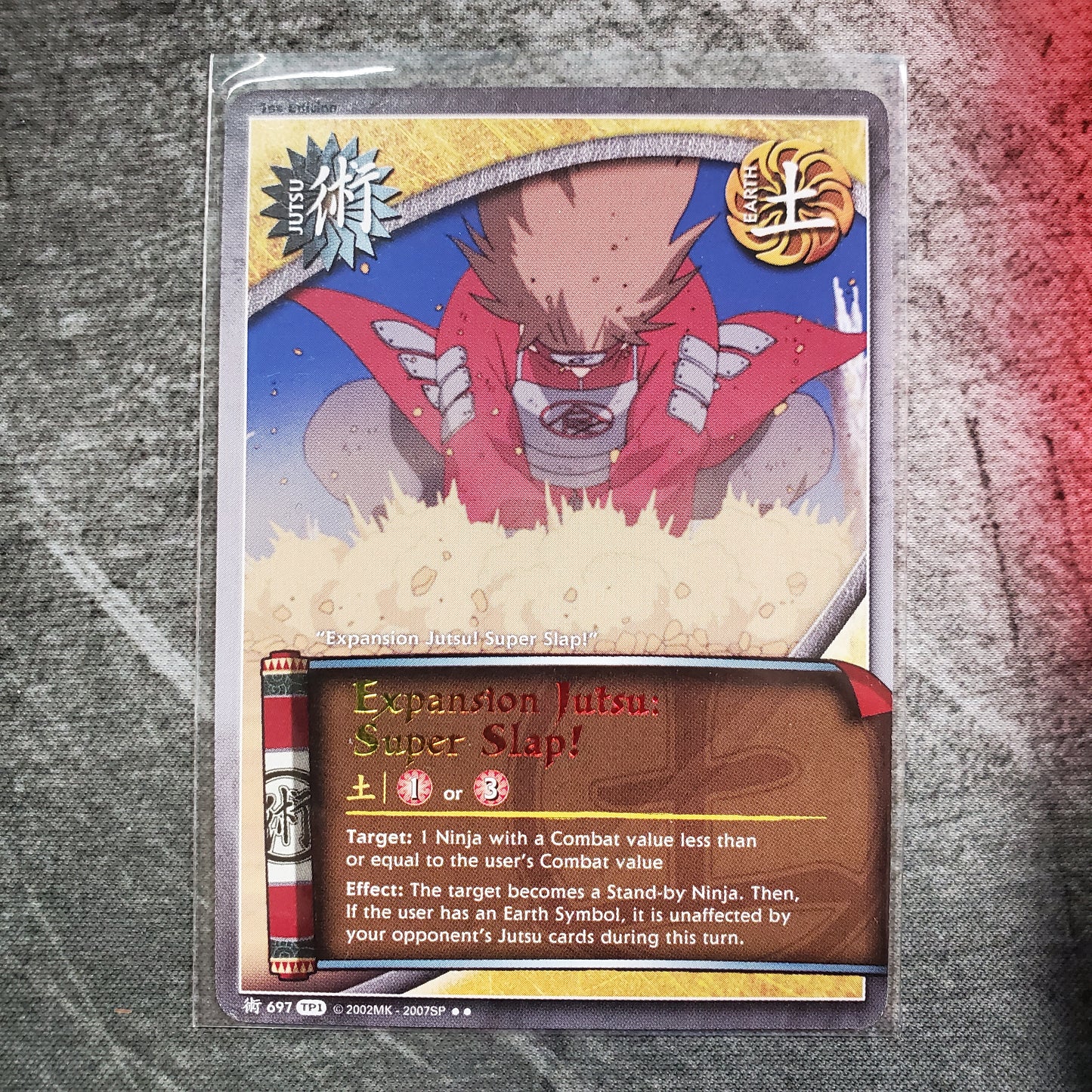 Expansion Jutsu: Super Slap! 697 Rare TP1 1st Edition Naruto CCG