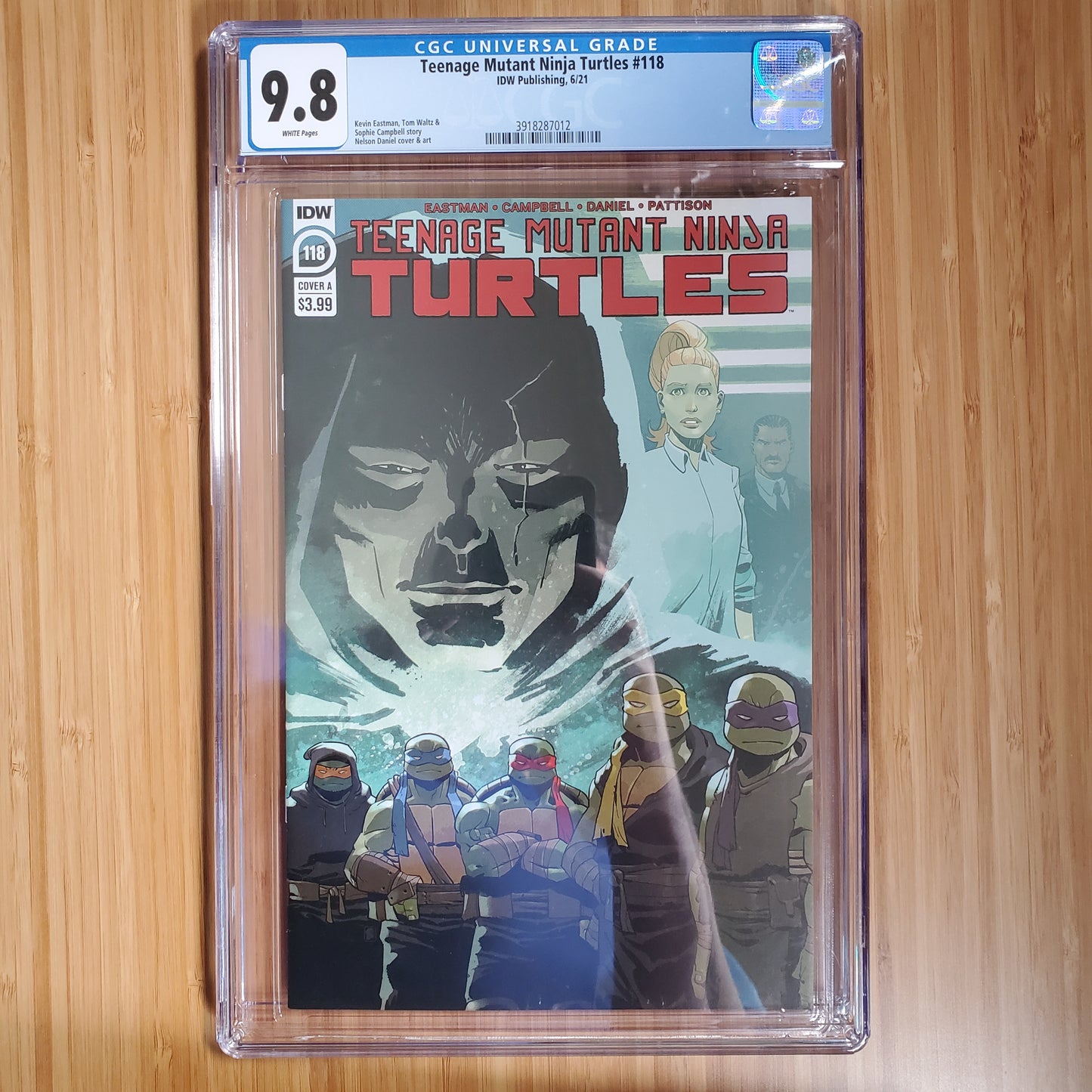 CGC 9.8 Teenage Mutant Ninja Turtles #118 IDW 6/21