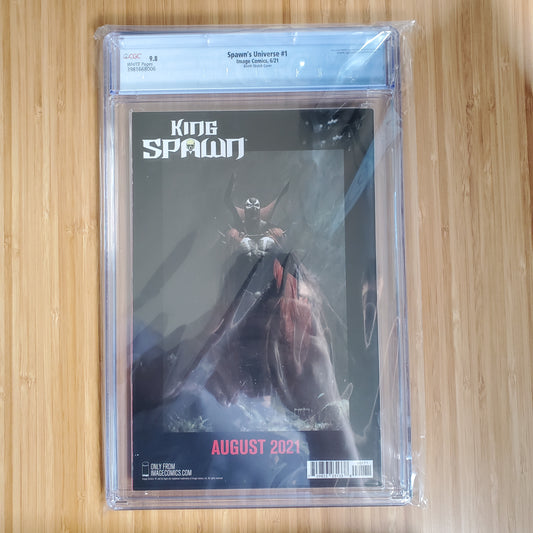 CGC 9.8 Spawn's Universe #1 6/21 Image Comics Booth Sketch Cover