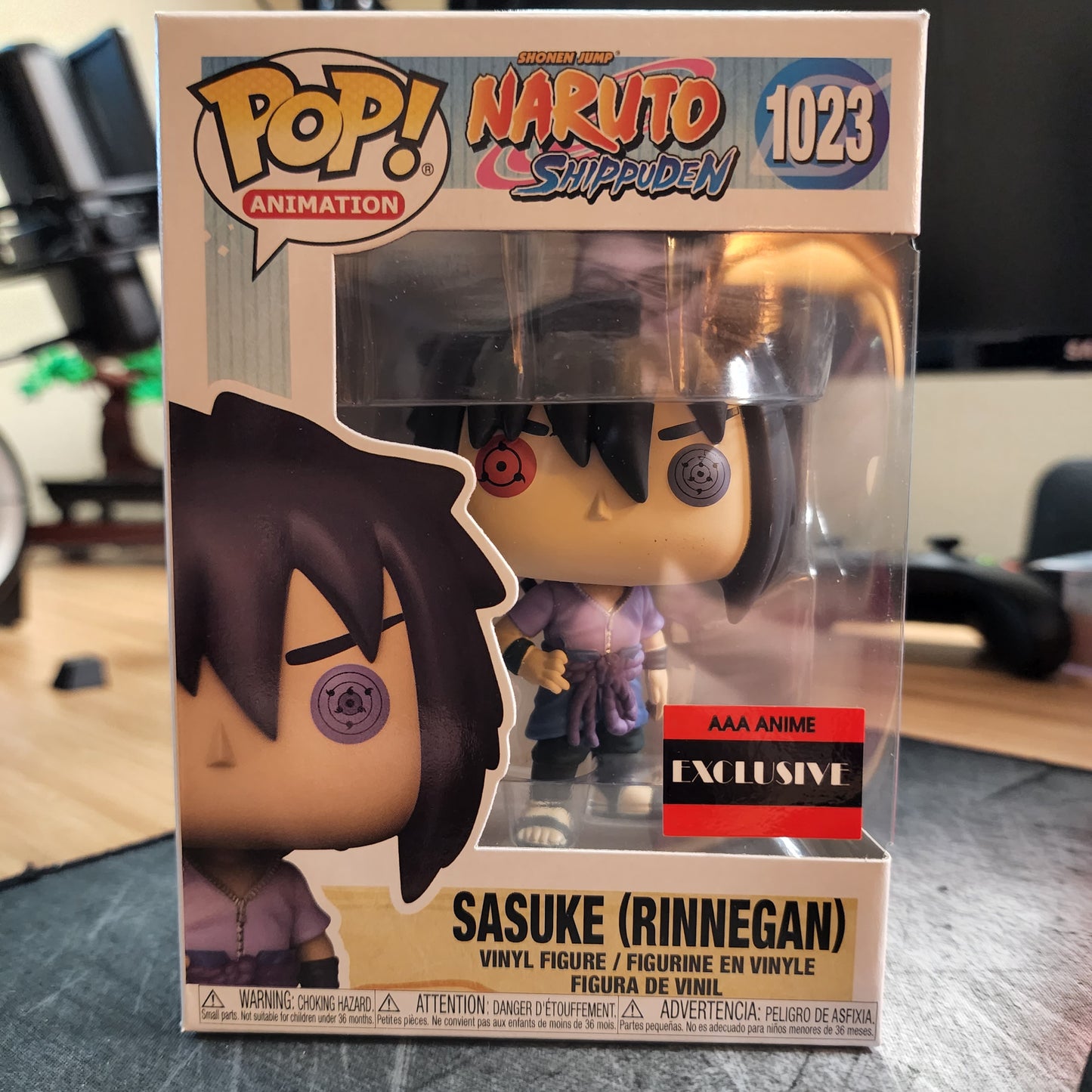 Sasuke (Rinnegan) AAA Anime Exclusive Naruto Shippuden Funko Pop! Vinyl Figure
