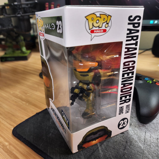 Halo Spartan Grenadier with HMG Best Buy Exclusive 23 Pop! Vinyl Figure