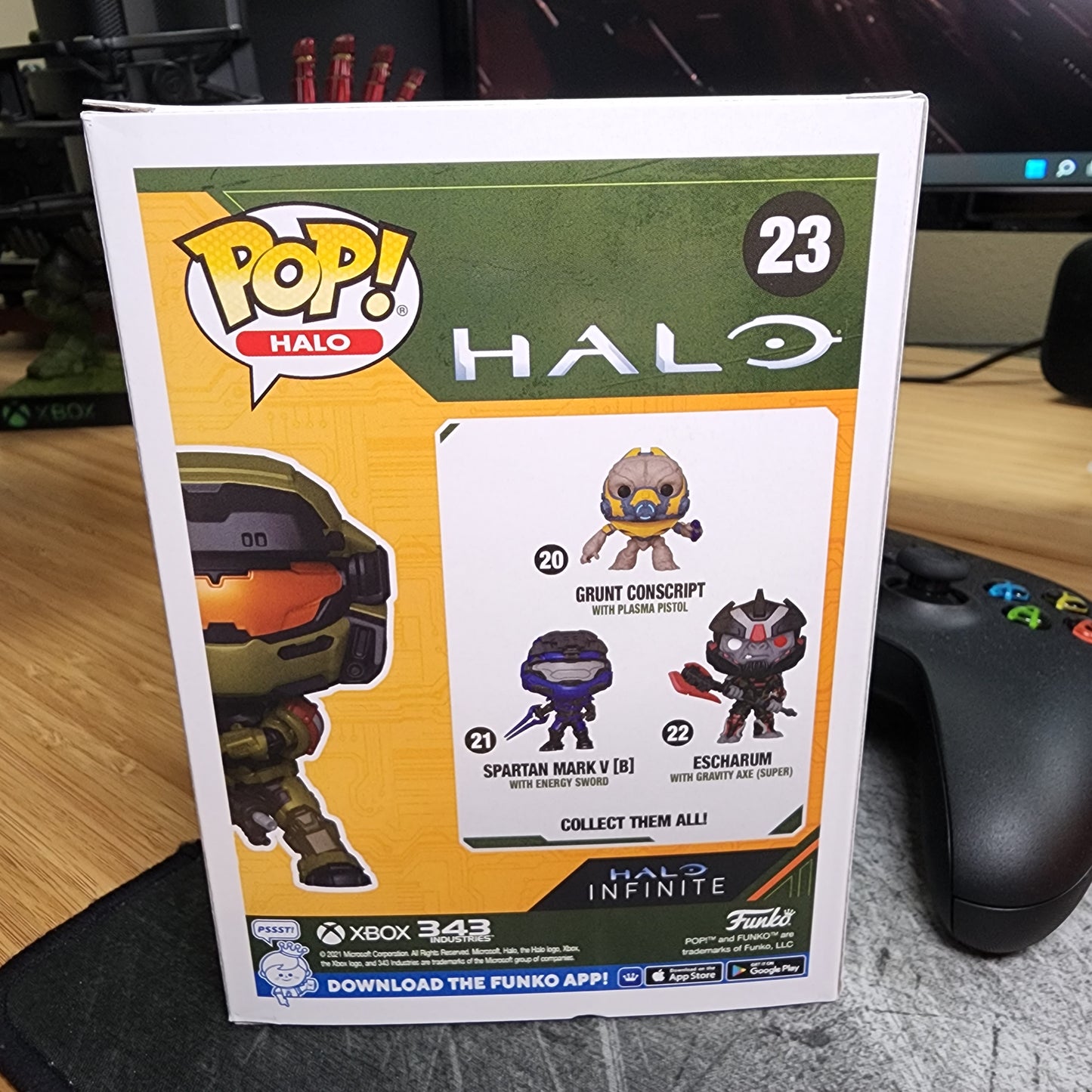 Halo Spartan Grenadier with HMG Best Buy Exclusive 23 Pop! Vinyl Figure