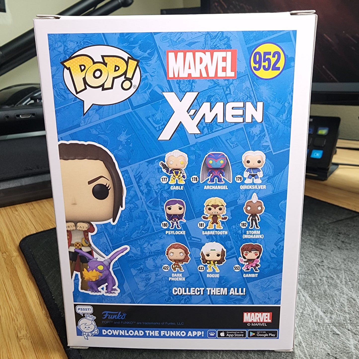 Kate Pryde with Lockheed Previews Exclusive 952 X-men Funko Pop! Vinyl Figure