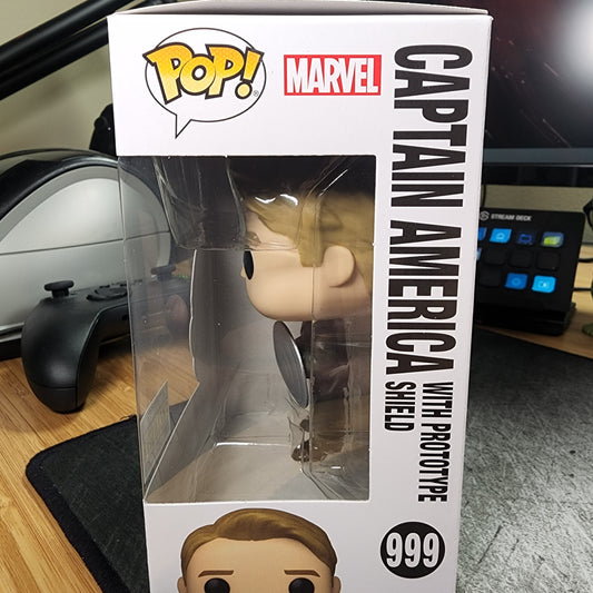 Captain America with Prototype Shield 999 Captain America Funko Pop! Vinyl Figure