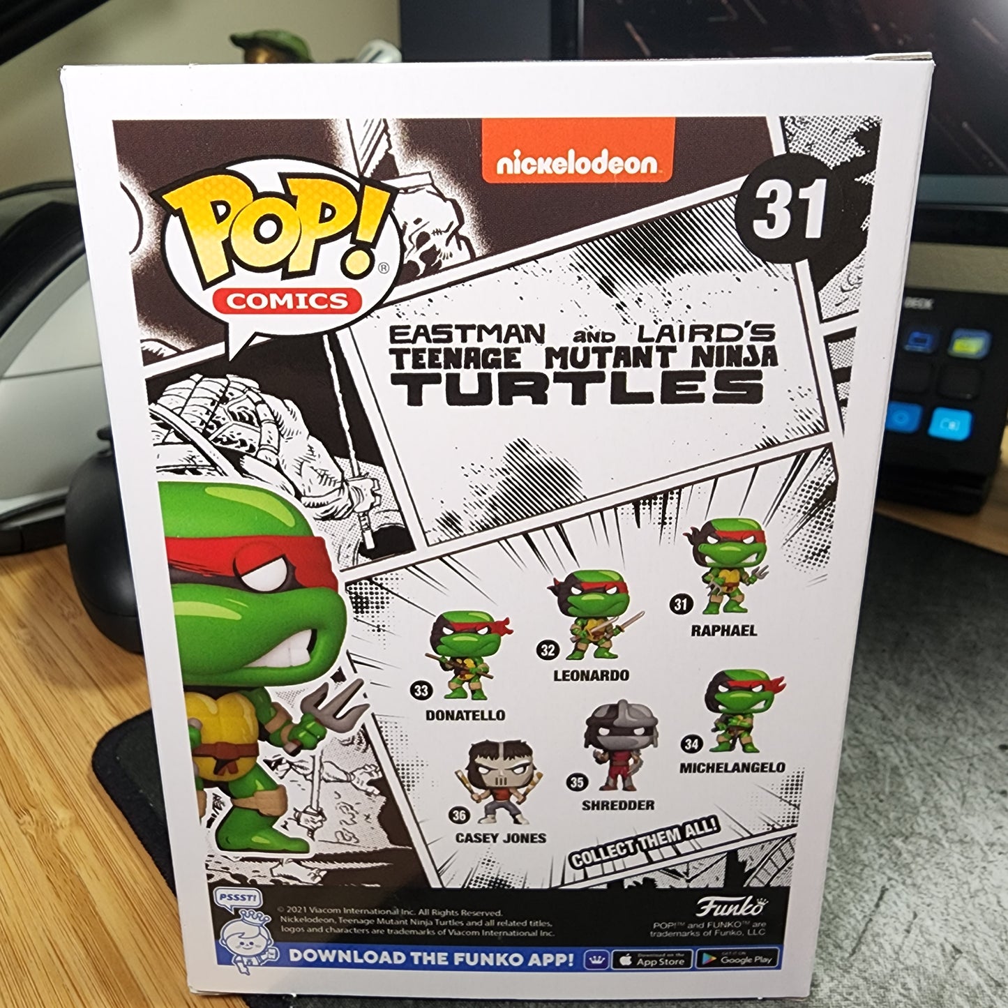 Raphael 31 Previews Exclusive TMNT Funko Pop! Vinyl Figure