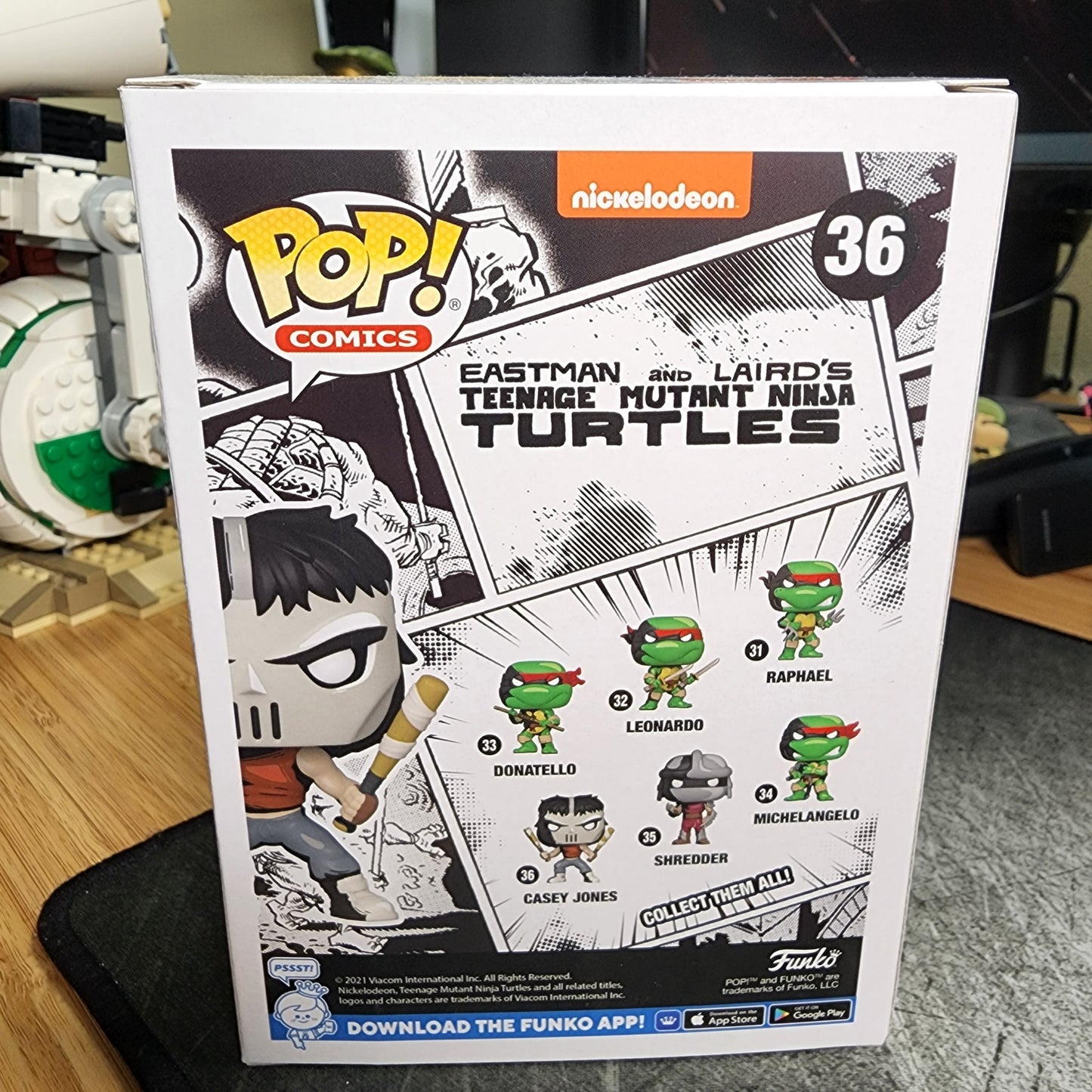 Casey Jones 36 Previews Exclusive Teenage Mutant Ninja Turtles Funko Pop! Vinyl Figure