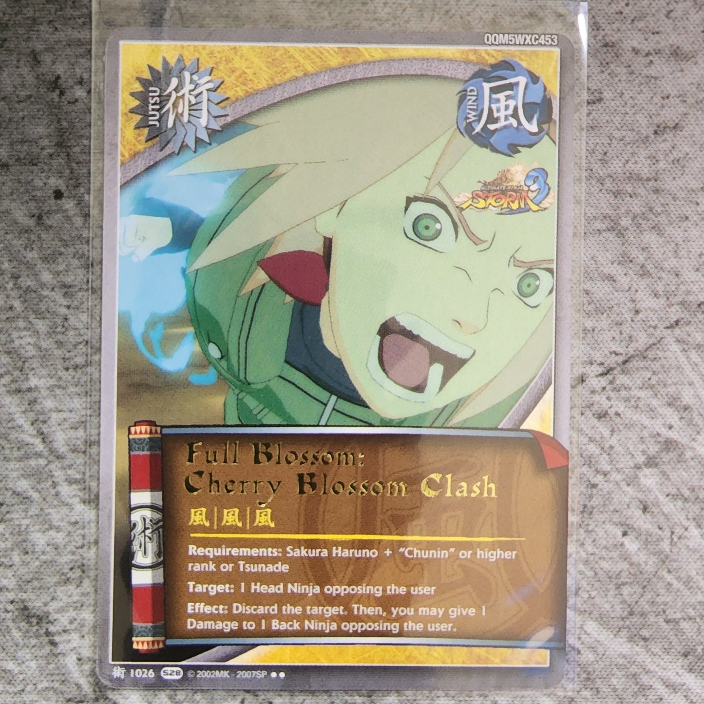 Full Blossom: Cherry Blossom Clash Jutsu 1026 Rare S28 Ultimate Ninja Storm 3 Naruto CCG