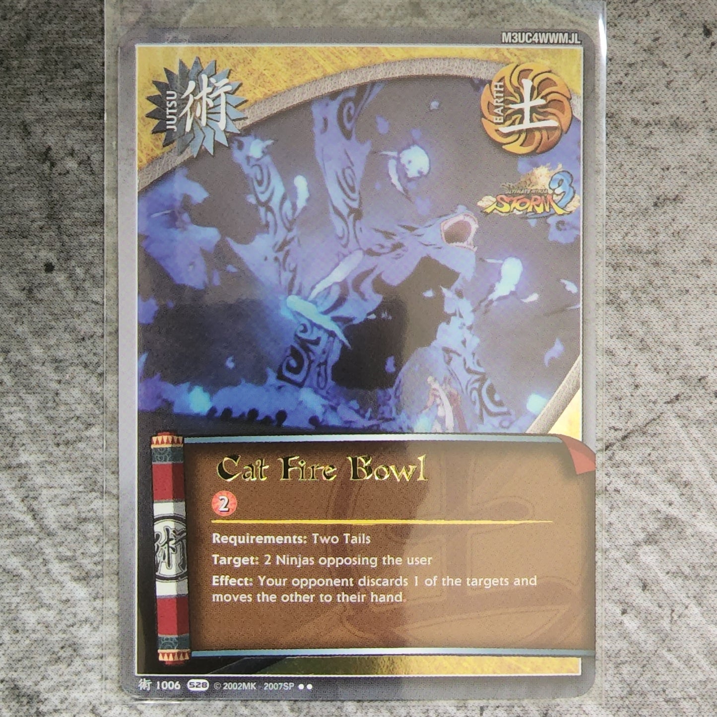 Cat Fire Bowl Jutsu 1006 Rare Foil S28 Ultimate Ninja Storm 3 Naruto CCG