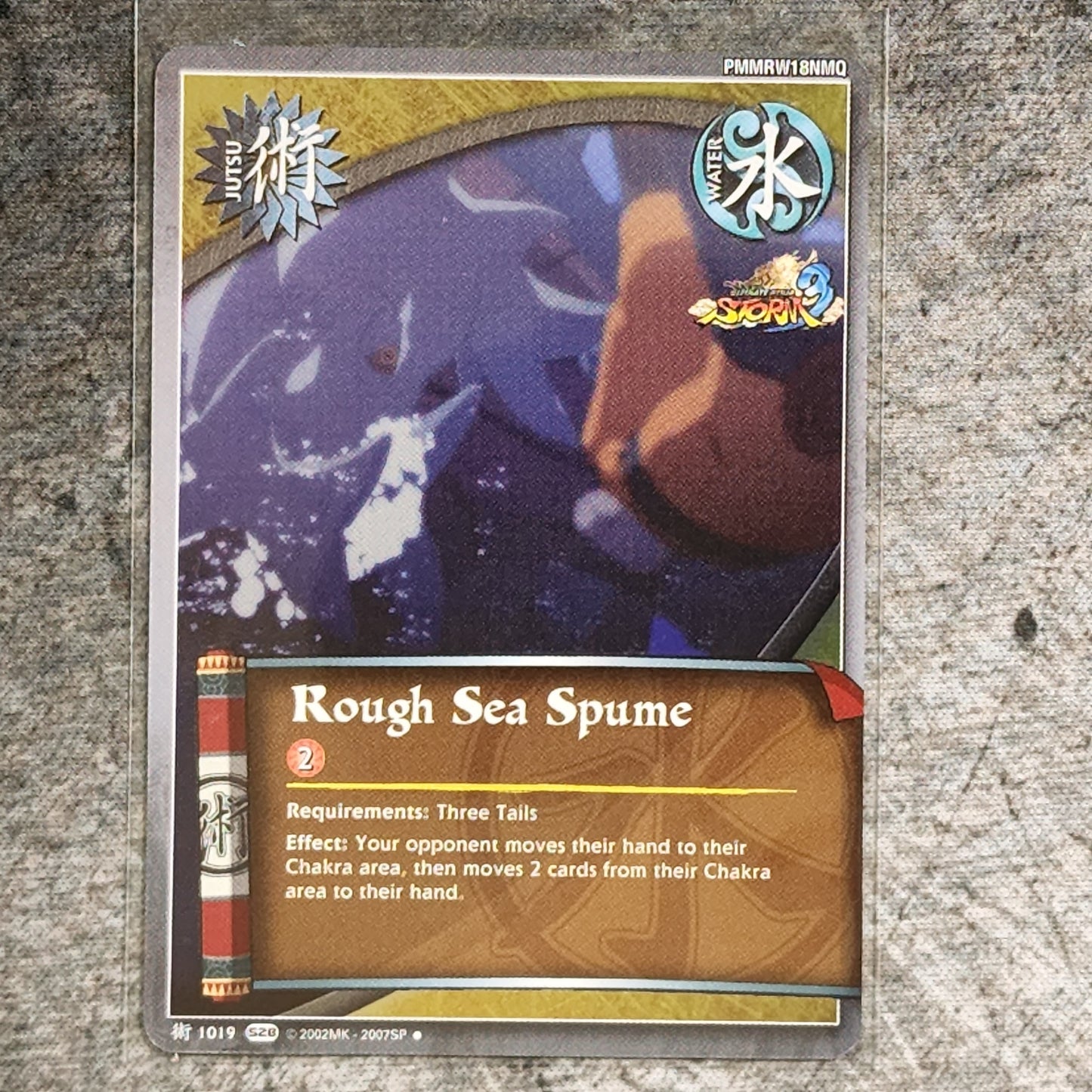 Rough Sea Spume Jutsu 1019 Uncommon Foil S28 Ultimate Ninja Storm 3 Naruto CCG