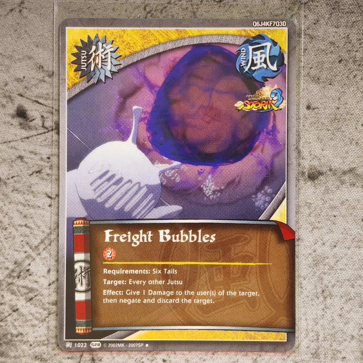 Freight Bubbles Jutsu 1022 Uncommon S28 Ultimate Ninja Storm 3 Naruto CCG
