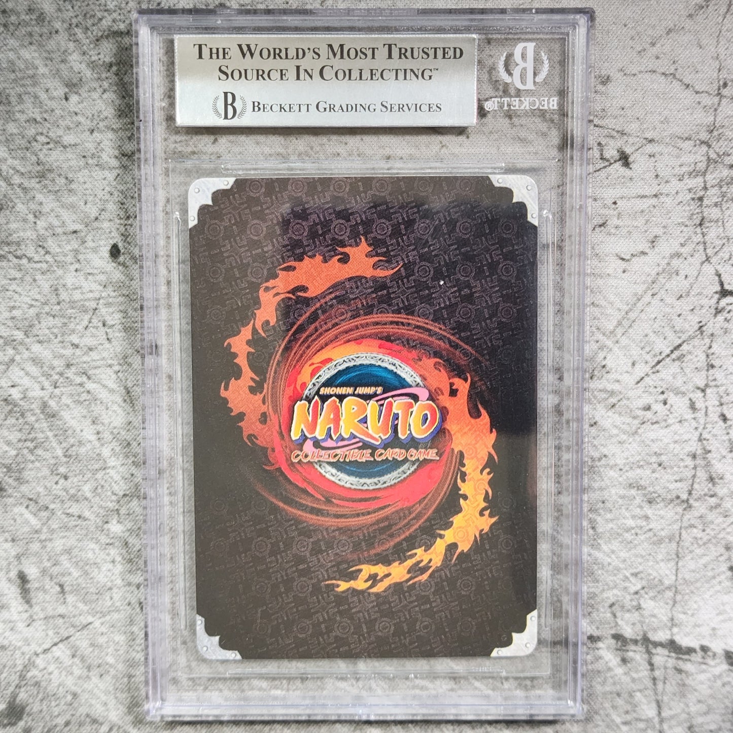 BGS 8.5 Determination of Men M618 Super Rare Black & Gold Broken Promise Naruto CCG