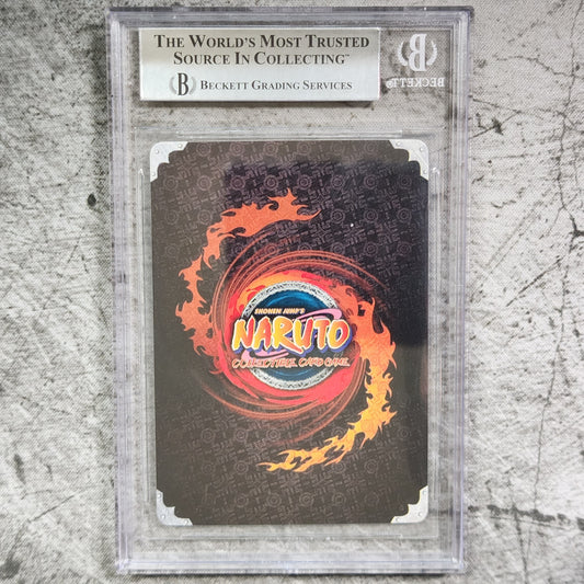 BGS 8.5 Determination of Men M618 Super Rare Black & Gold Broken Promise Naruto CCG