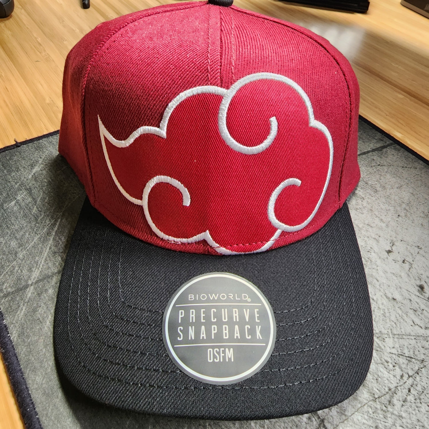 Naruto Akatsuki Cloud Snapback Hat