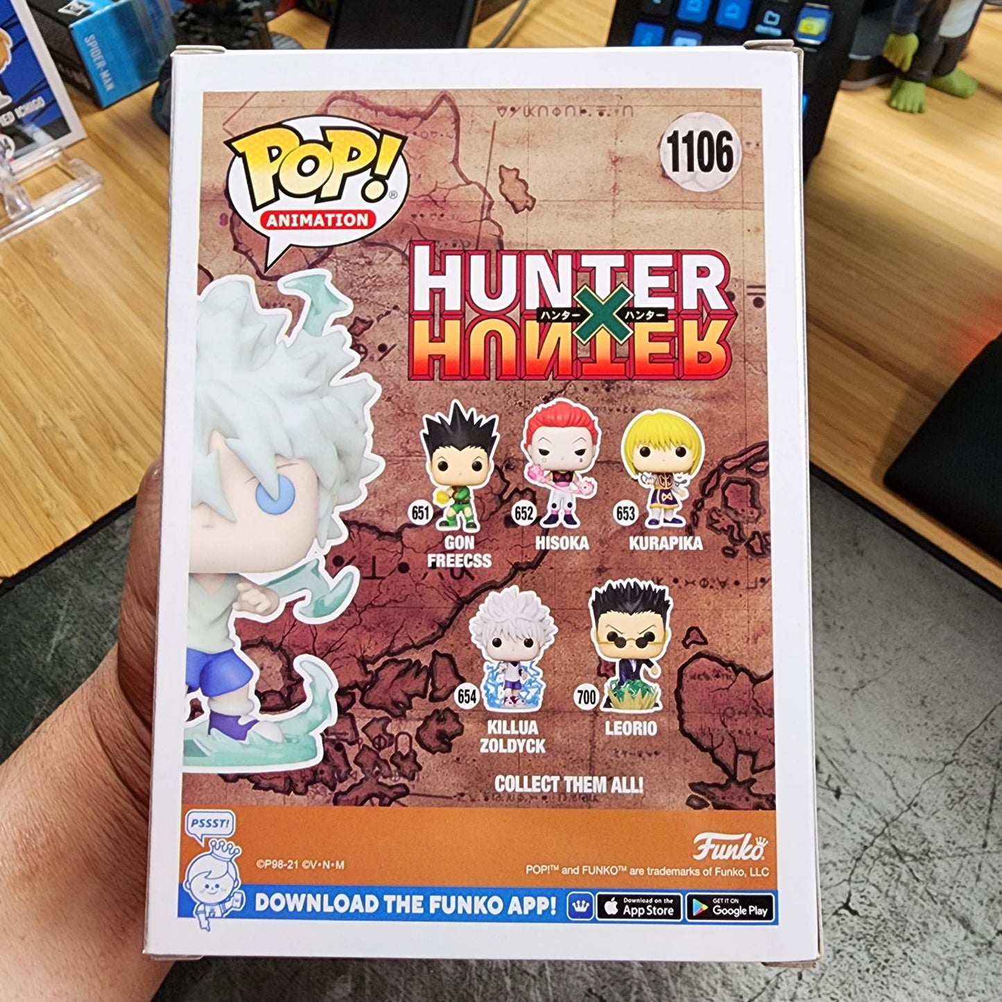 Hunter x Hunter Killua Zoldyck Godspeed Pop! Vinyl Figure - AAA Anime Exclusive