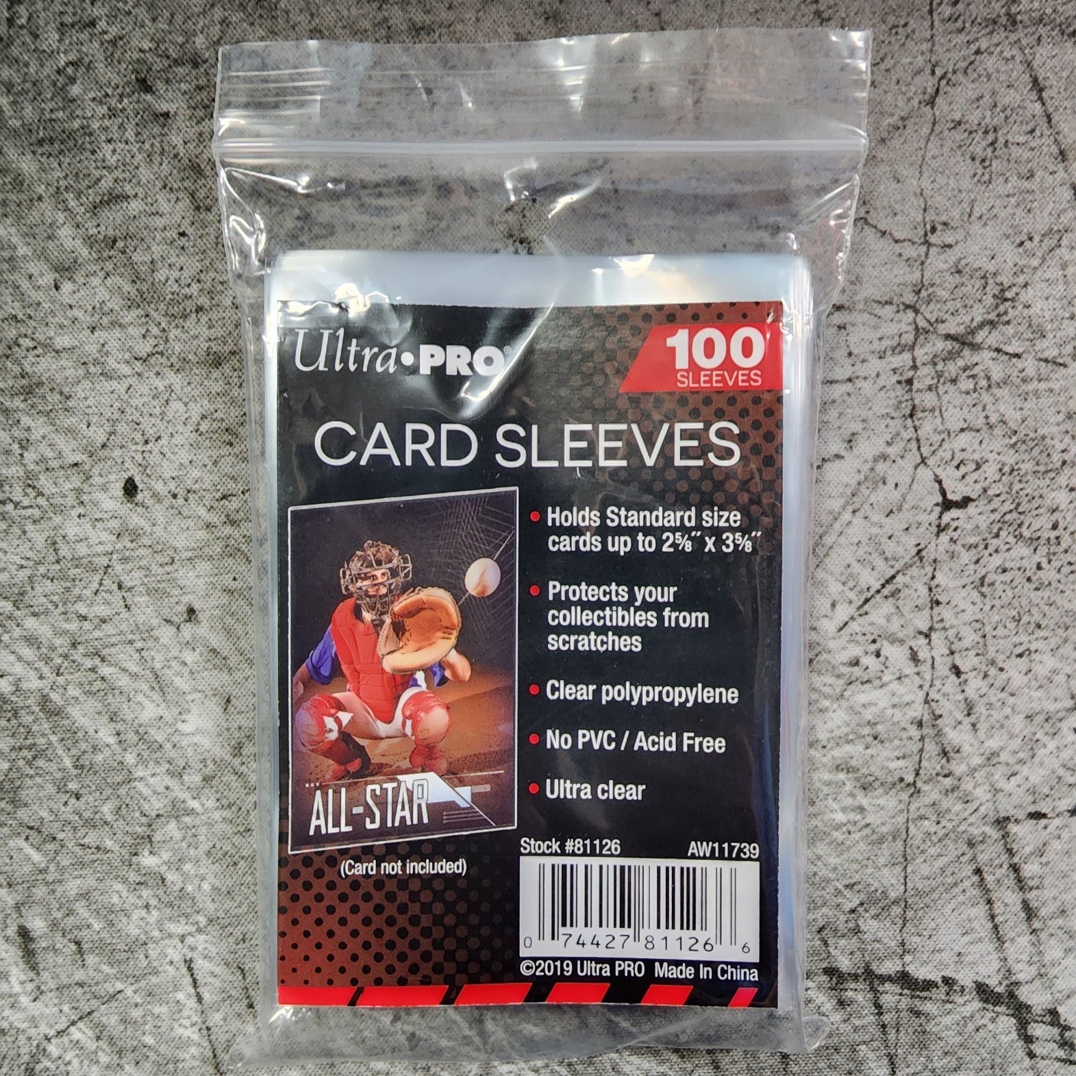 Ultra-Pro Polypropylene NEW CARD Sleeve