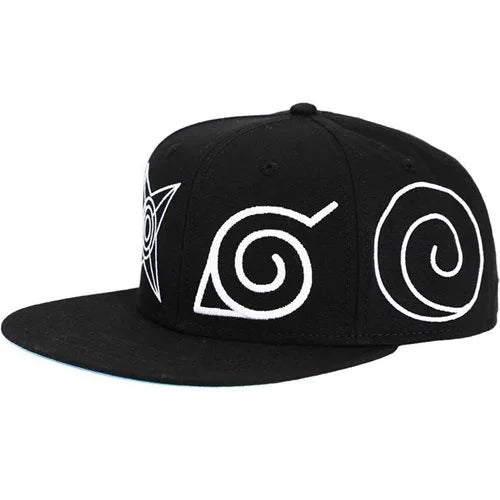 Naruto Village Symbols Snapback Hat