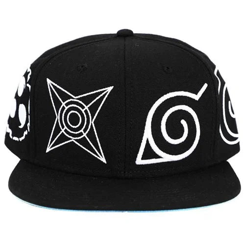 Naruto Village Symbols Snapback Hat