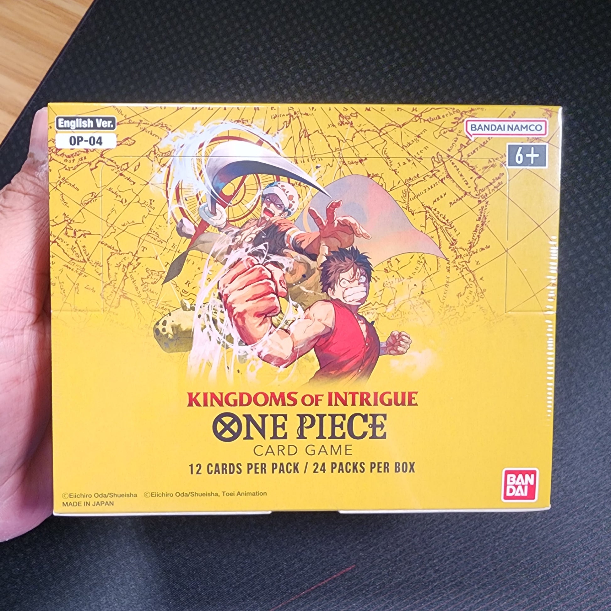 Booster Box One Piece Kingdoms Of Intrigue Bandai Em Inglês