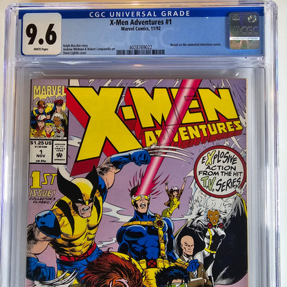 CGC 9.6 X-Men Adventures #1 11/92 Based on Animated Series