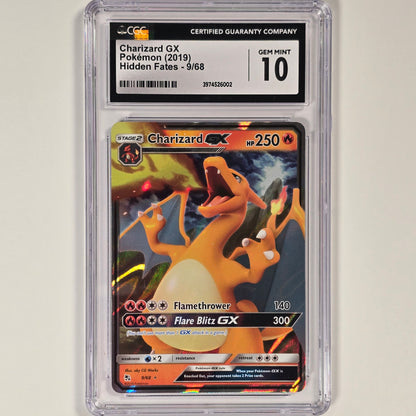 CGC 10 Charizard GX 9/68 Rare Pokemon Hidden Fates