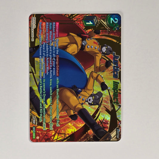 Justice Impact Gold Stamped BT27-124 Common History of Z Dragon Ball Super: Masters