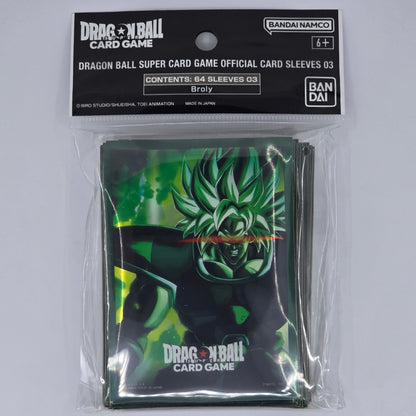 Broly Dragon Ball Super TCG: Official Sleeves Front