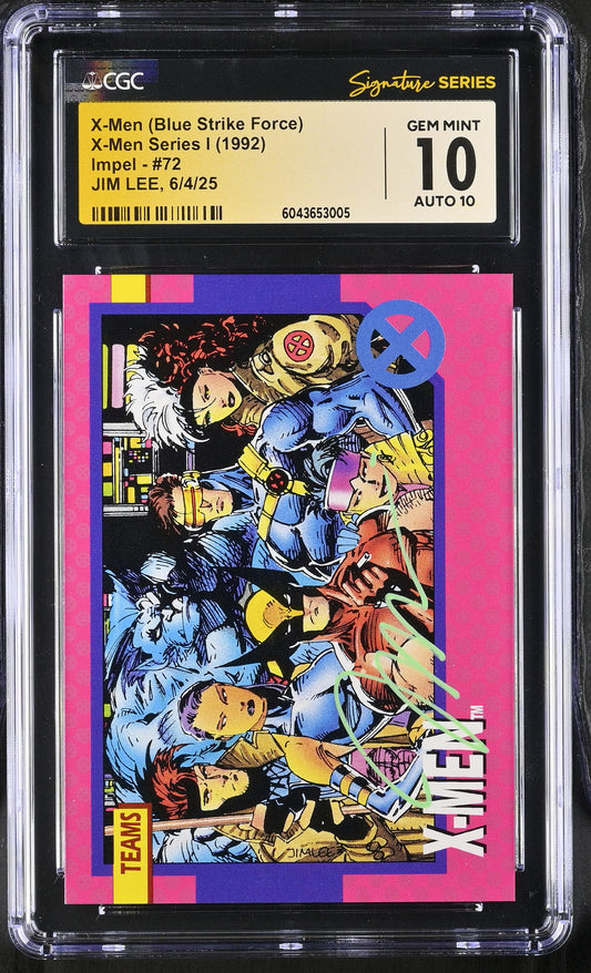 CGC 10 X-Men (Blue Strike Force) 72 X-Men Series I 6043653005