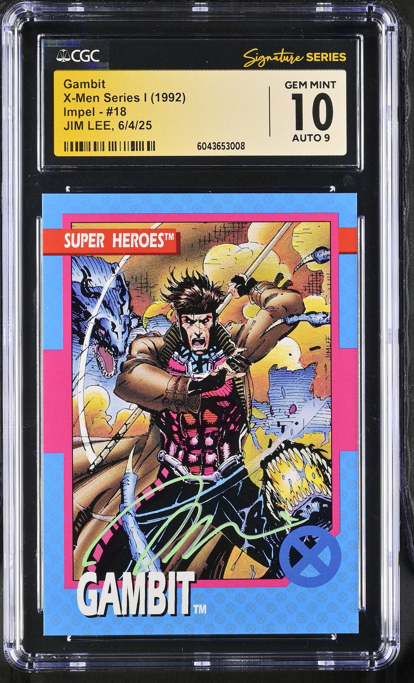 CGC 10 Gambit 18 X-Men Series I 6043653008