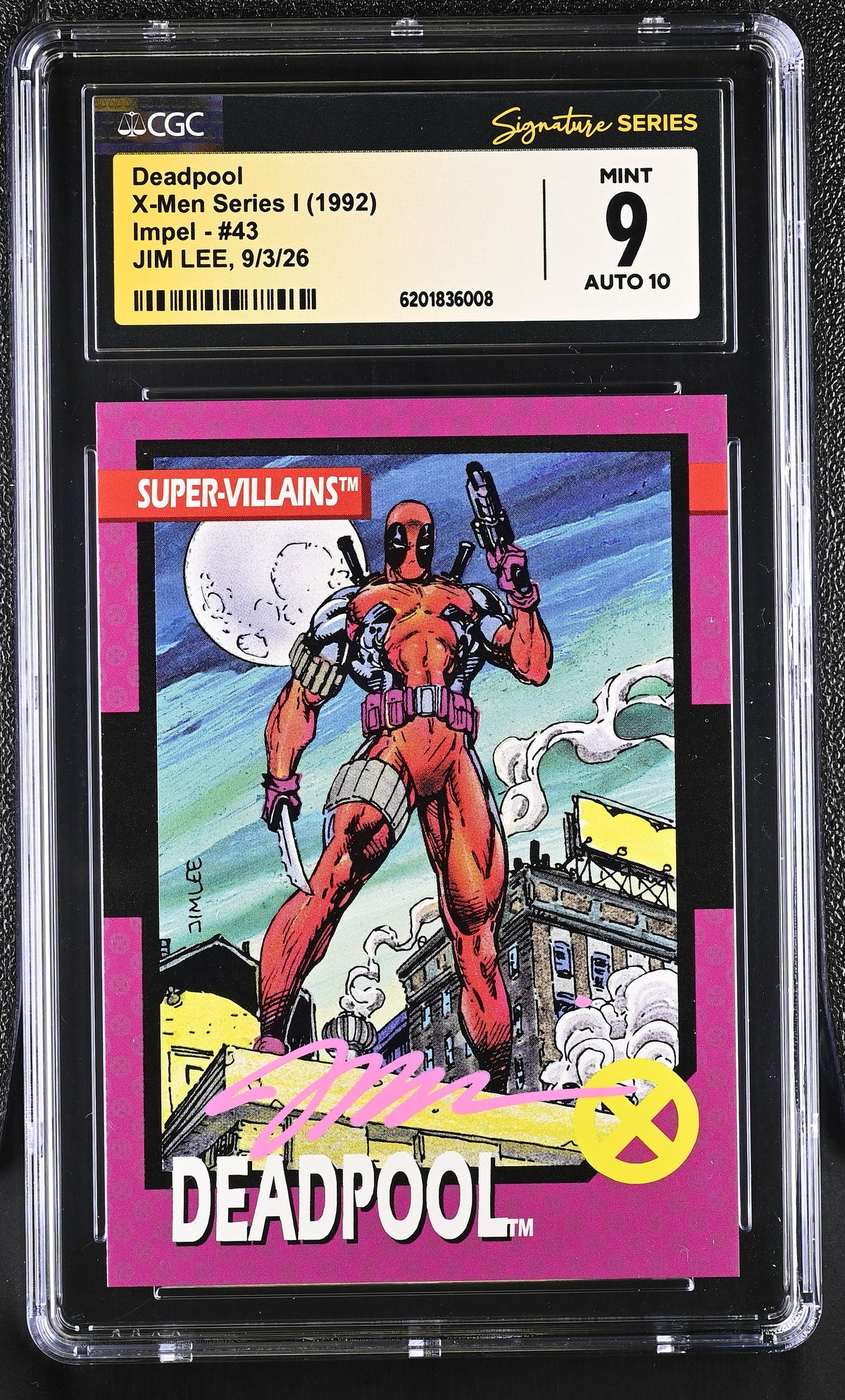 CGC 9 Deadpool 43 X-Men Series I Jim Lee SS 6201836008