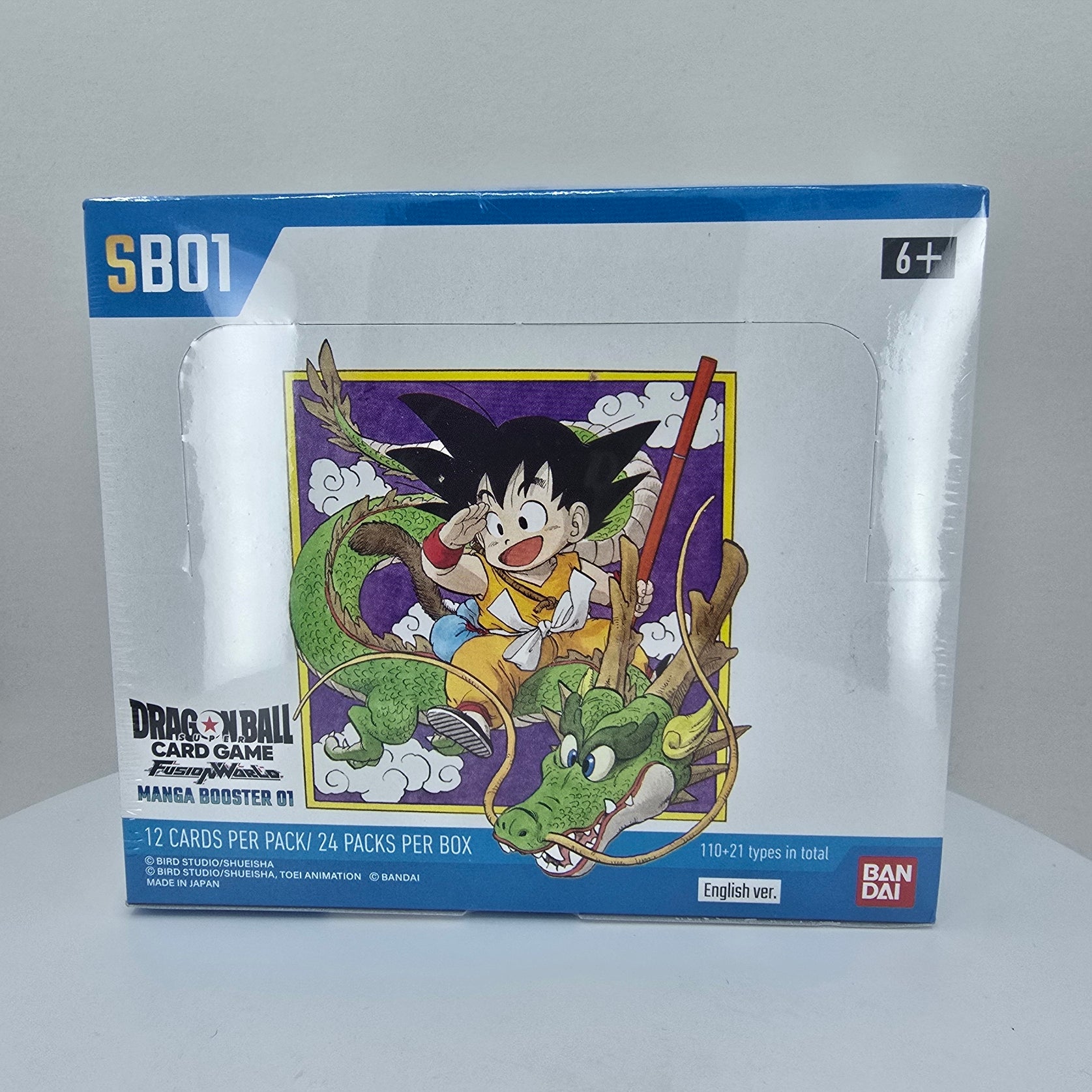 Dragon Ball Super Fusion World TCG: Set 01 SB01 Manga Booster Box Front
