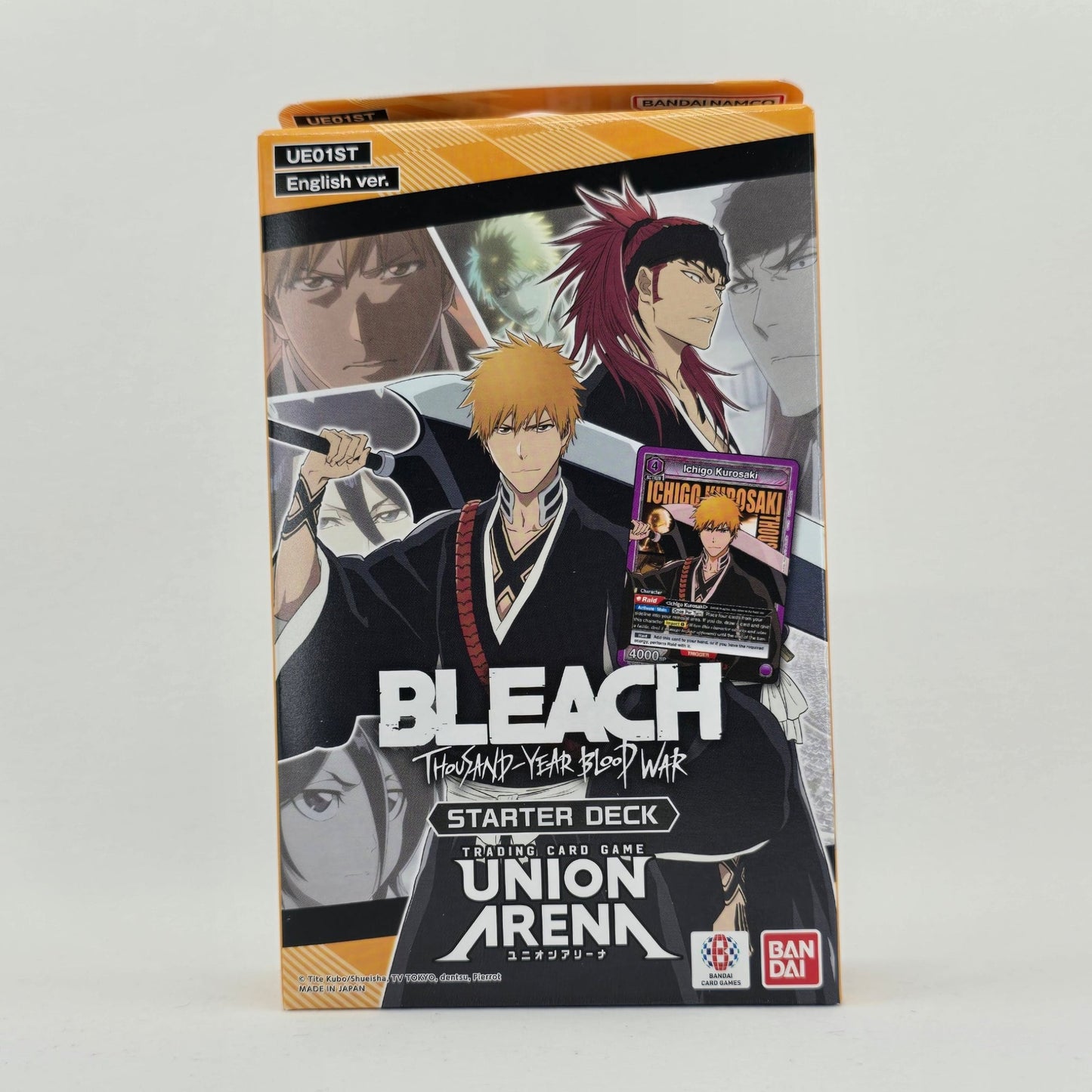 ENGLISH Union Arena TCG: Bleach: Thousand-Year Blood War UE01ST Starter Deck Front