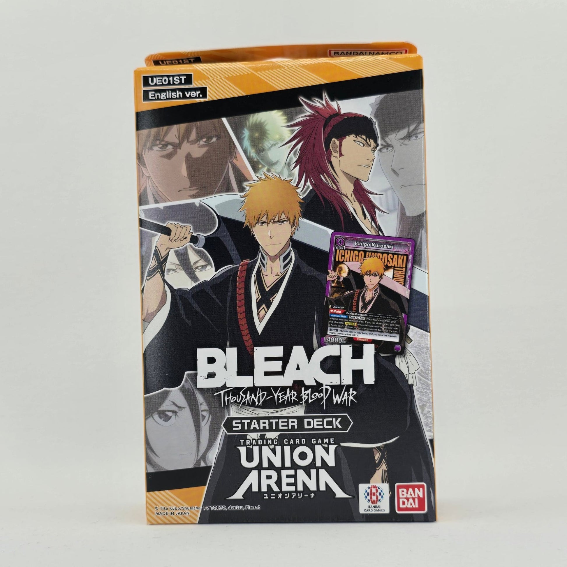 ENGLISH Union Arena TCG: Bleach: Thousand-Year Blood War UE01ST Starter Deck Front