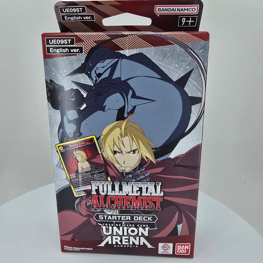 ENGLISH Union Arena TCG: Fullmetal Alchemist UE09ST Starter Deck Front