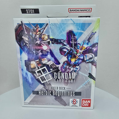 Gundam TCG: Heroic Beginnings ST01 Starter Deck Front