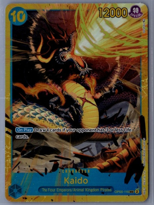 Kaido OP05-118 Secret Rare Awakening of the New Era One Piece Front